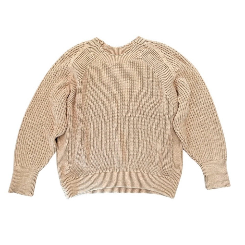 Eco Malu Rib Crew Sweater -
XL / Camel